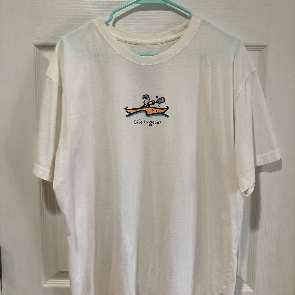Life is good Kayak theme Tshirt